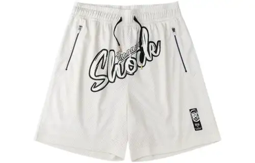 ANTA Basketball Collection Basketball Shorts Men's Beige Yellow Moderate Straight Fit Pants