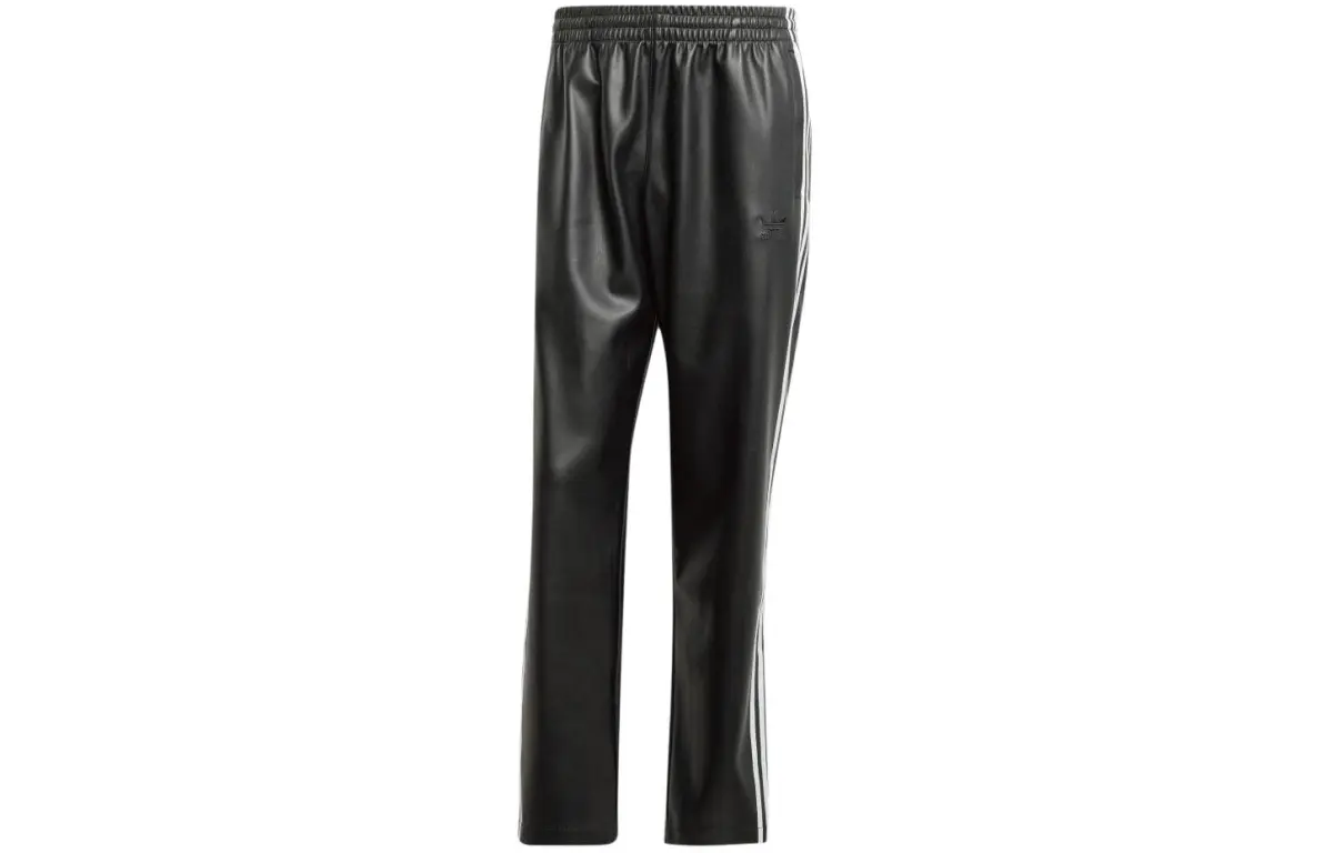 adidas originals Faux Leather Adicolor 3-Stripes Firebird Track Suit Pants