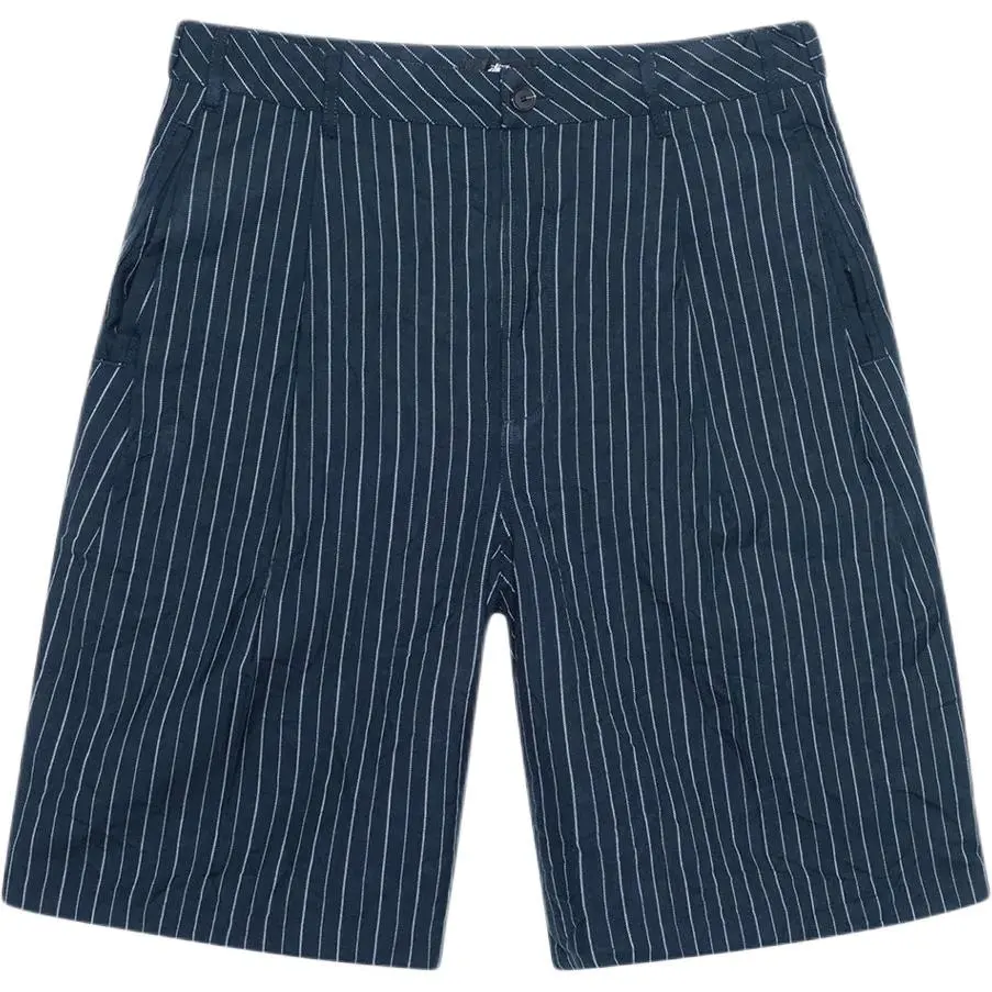 Stussy Wrinkled Stripe Volume Pleated Short