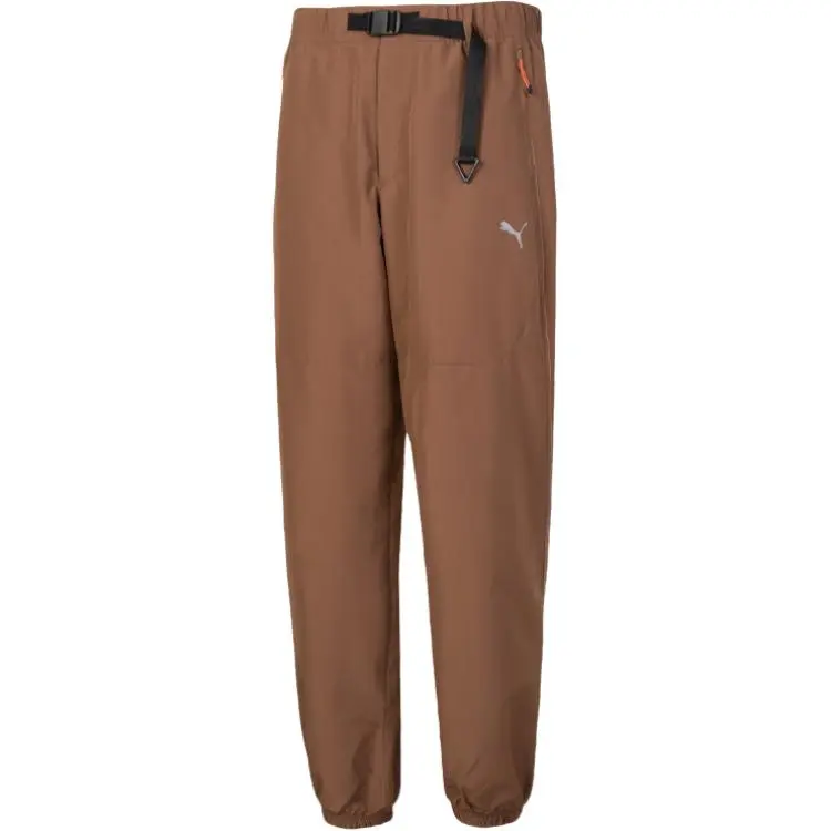 PUMA Casual Pants Men's Brown Moderate Other