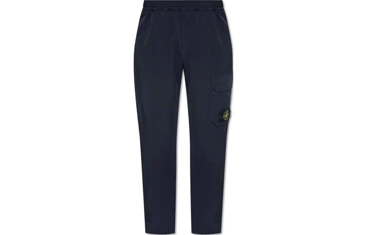 STONE ISLAND Logo Patch Pants
