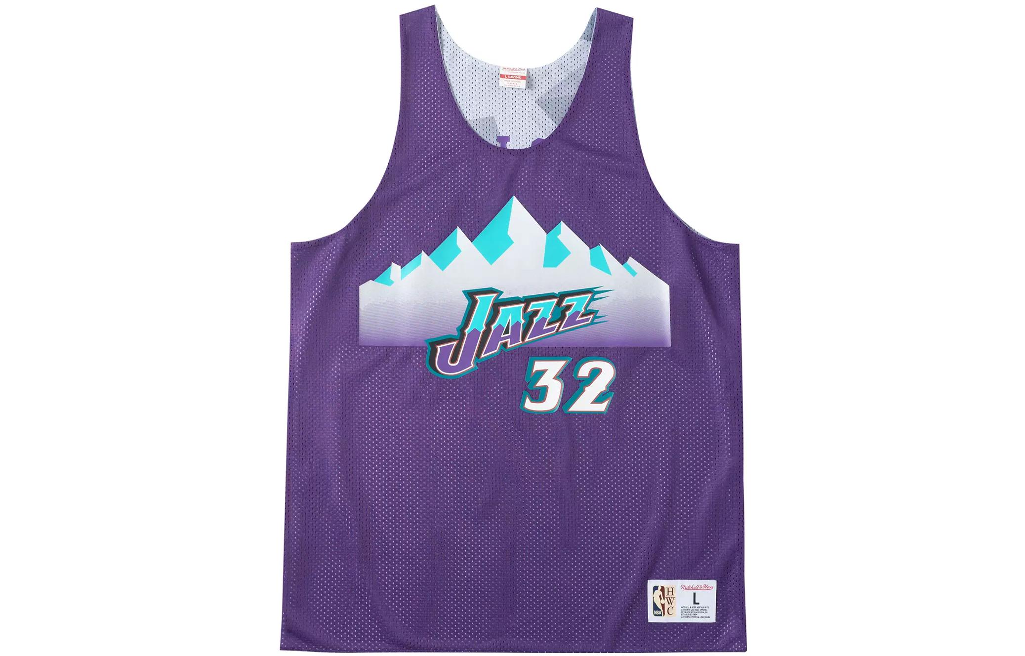Mitchell Ness Basketball Jersey Unisex Purple