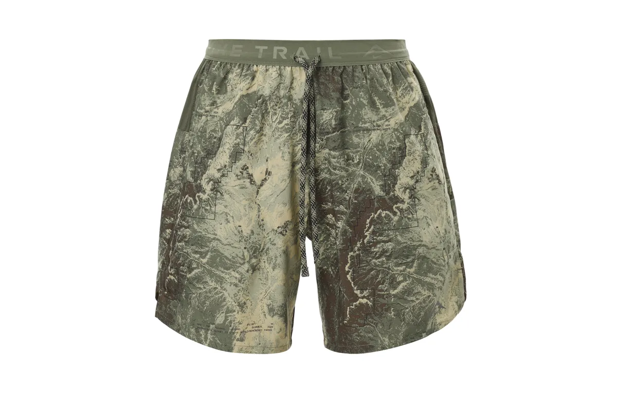 Nike Stride Casual Shorts Men's Medium Olive Green/Black