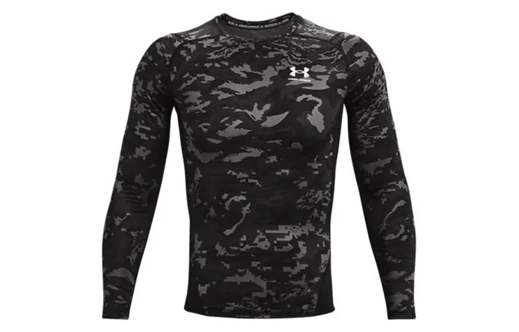 Under Armour HeatGear Fitness Clothing Men's Black Moderate
