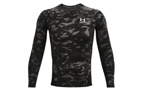 Under Armour HeatGear Fitness Clothing Men's Black Moderate