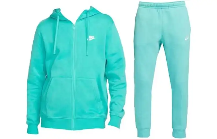 Nike Sportswear Club Fleece Full Zip Hoodie & Joggers Set