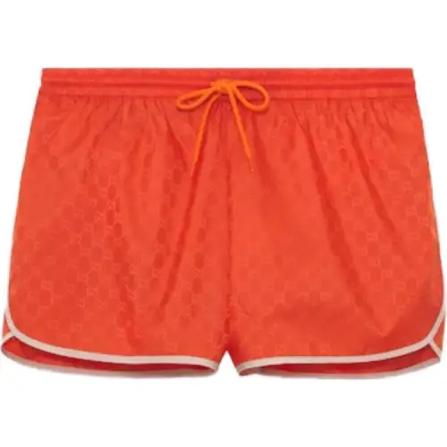 GUCCI Beach Shorts Men's Orange
