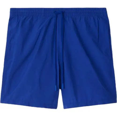 Burberry EKD-embroidered Elasticated-waist Shorts