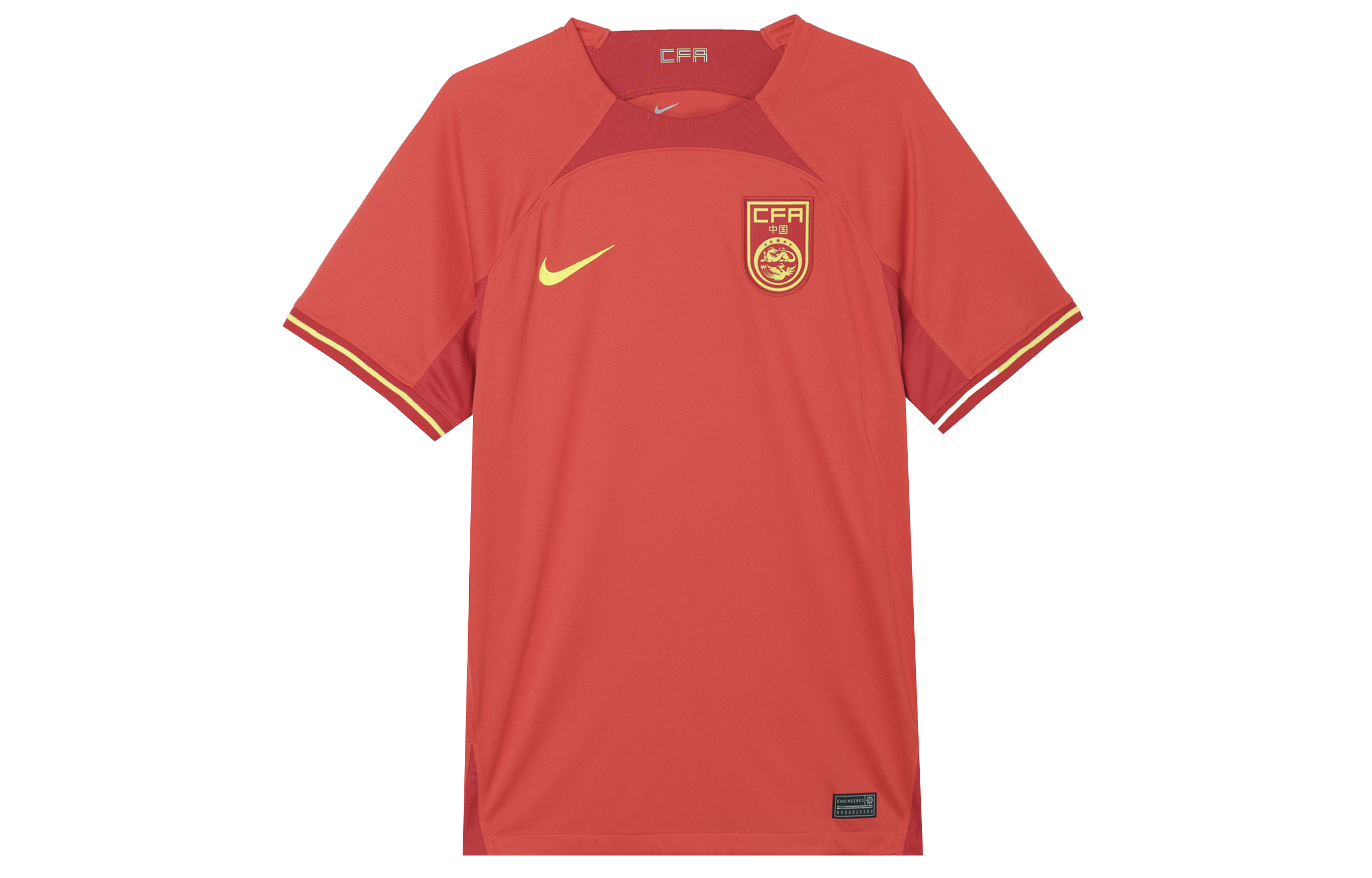 Nike Dri Fit Soccer Jerseys Men’s Red Moderate Straight Fit