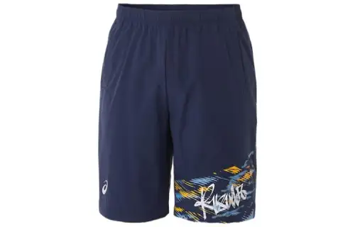 Asics Casual Shorts Men's Marine Blue