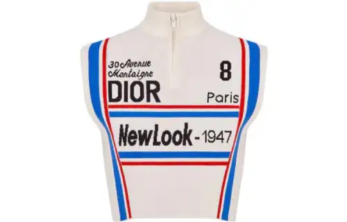 DIOR SS22 Crop Top Women's White