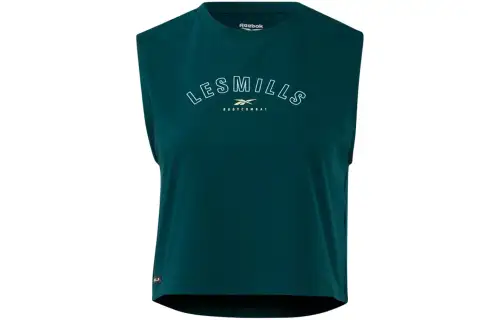 Reebok Lm Bc Vector Crop Tank Top Women's Green