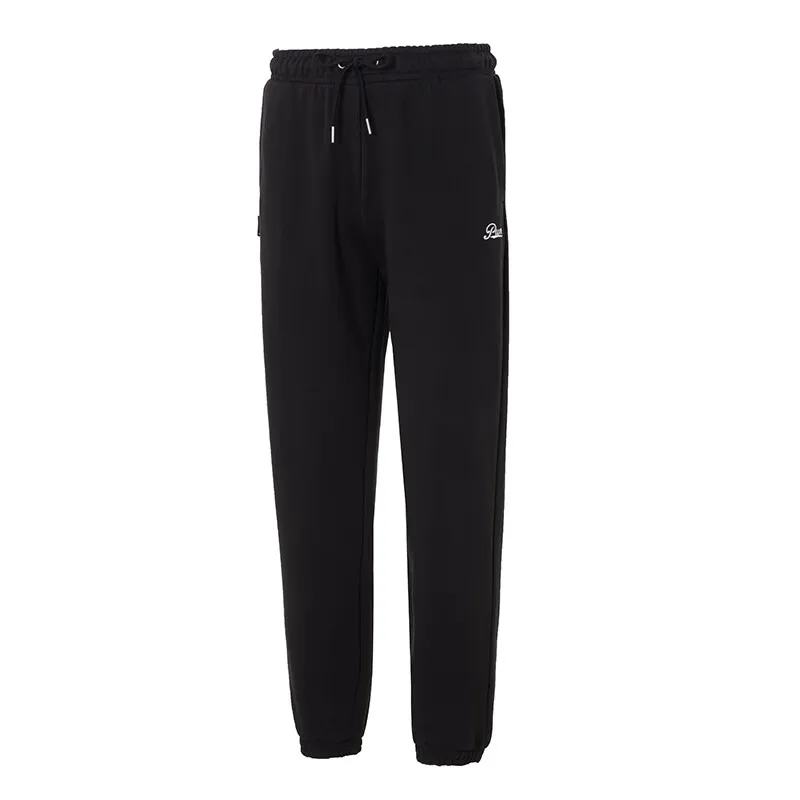 PUMA Casual Pants Men's Black Moderate Cuffed Pants