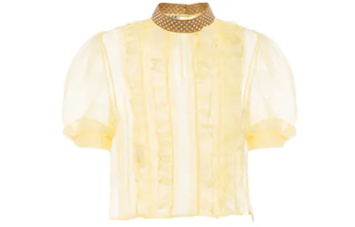 MIU MIU FW21 Crop Top Women's Yellow