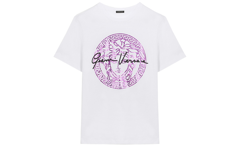 Женская футболка Versace Logo T (белая)