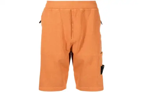 STONE ISLAND Casual Shorts Men's Orange Moderate