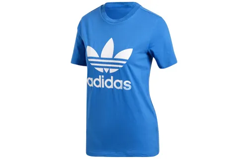 Adidas Originals Set in Sleeve T Shirt Women's Bird Feather Blue