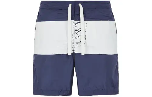 STONE ISLAND Stripe print Swim Shorts
