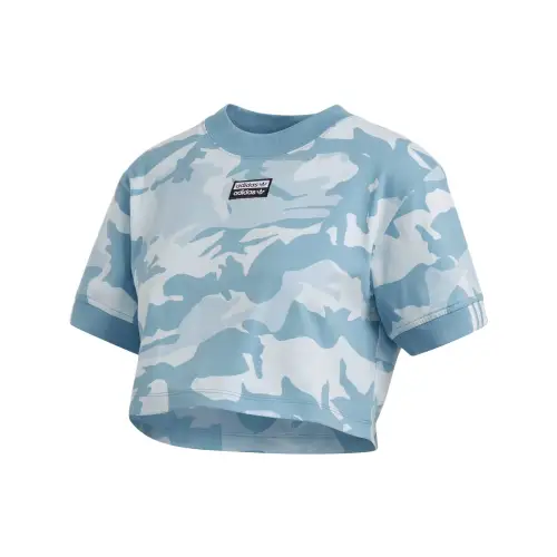 Adidas Originals R.Y.V T Shirt Women's Green/Multicolor