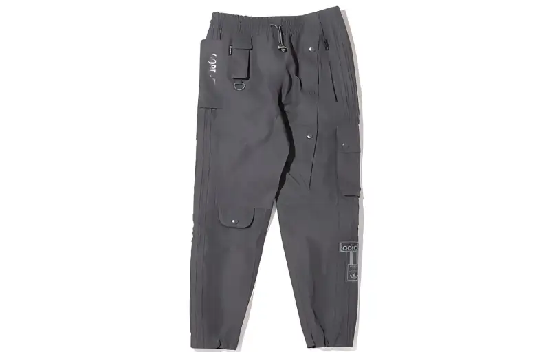 Adidas Originals Sports Pants Men's Gray Moderate