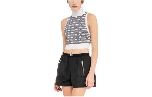 MIU MIU Tank Tops Women's Black