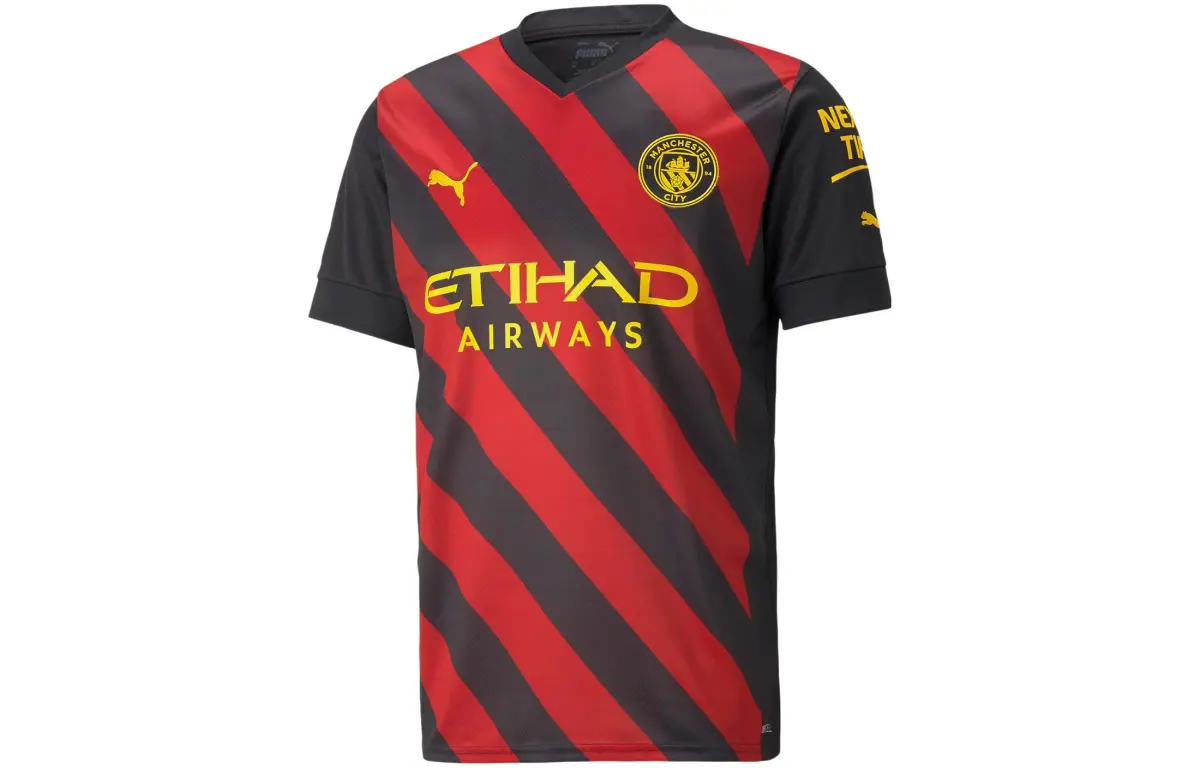 PUMA Manchester City Soccer Jersey Fan Edition Men's Black