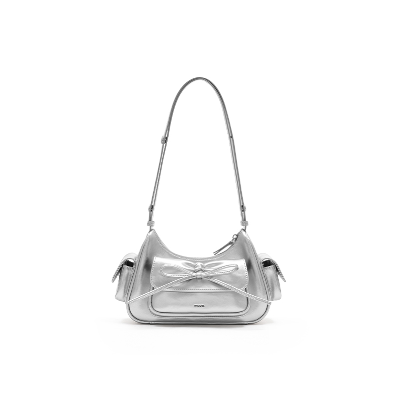 Женская сумка MUVA Shoulder Bag (серебряная)