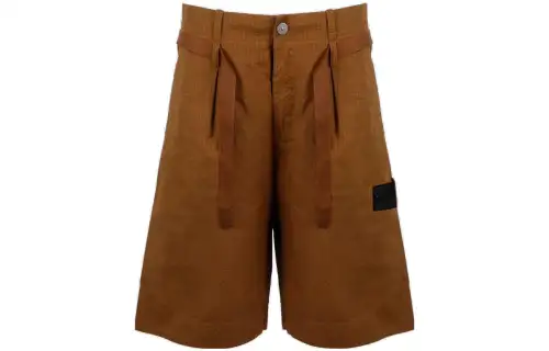STONE ISLAND Casual Shorts Men's Brown Moderate