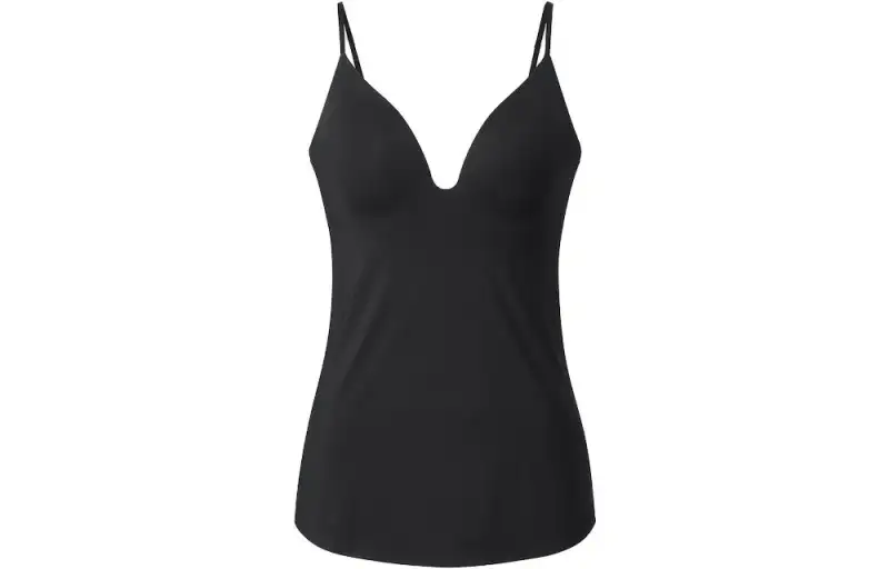 UNIQLO X MAME KUROGOUCHI UNIQLO X Mame Kurogouchi Tank Tops Women's Black Moderate Straight Fit