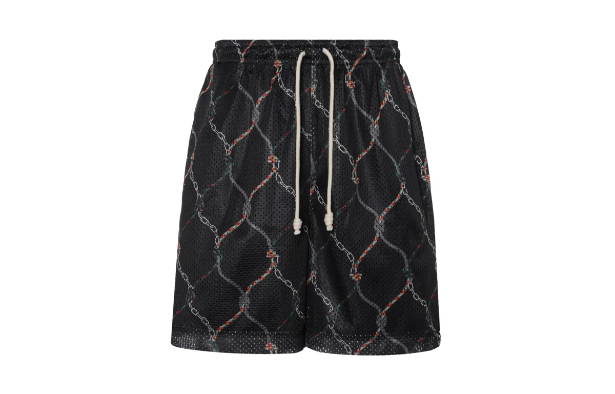 Nike Casual Shorts Men's Black Moderate Straight Fit Pants