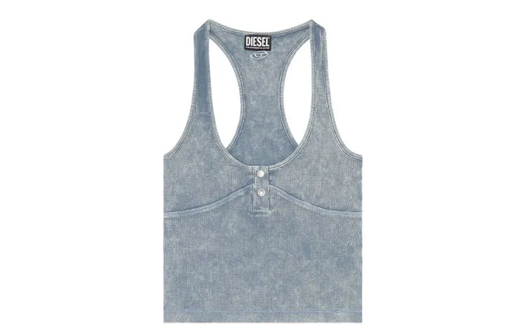 DIESEL Tank Tops Women's Blue Moderate