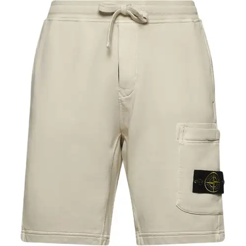 STONE ISLAND Compass Patch Drawstring Shorts