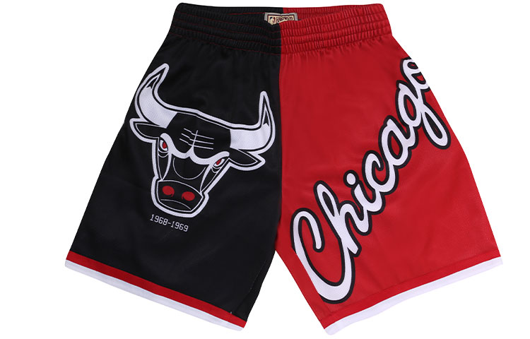 Mitchell Ness x Big Face5.0 Basketball Shorts Men’s Multicolor Black Red