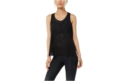ASICS Tank Tops Women's Black Crew Neck Moderate Other