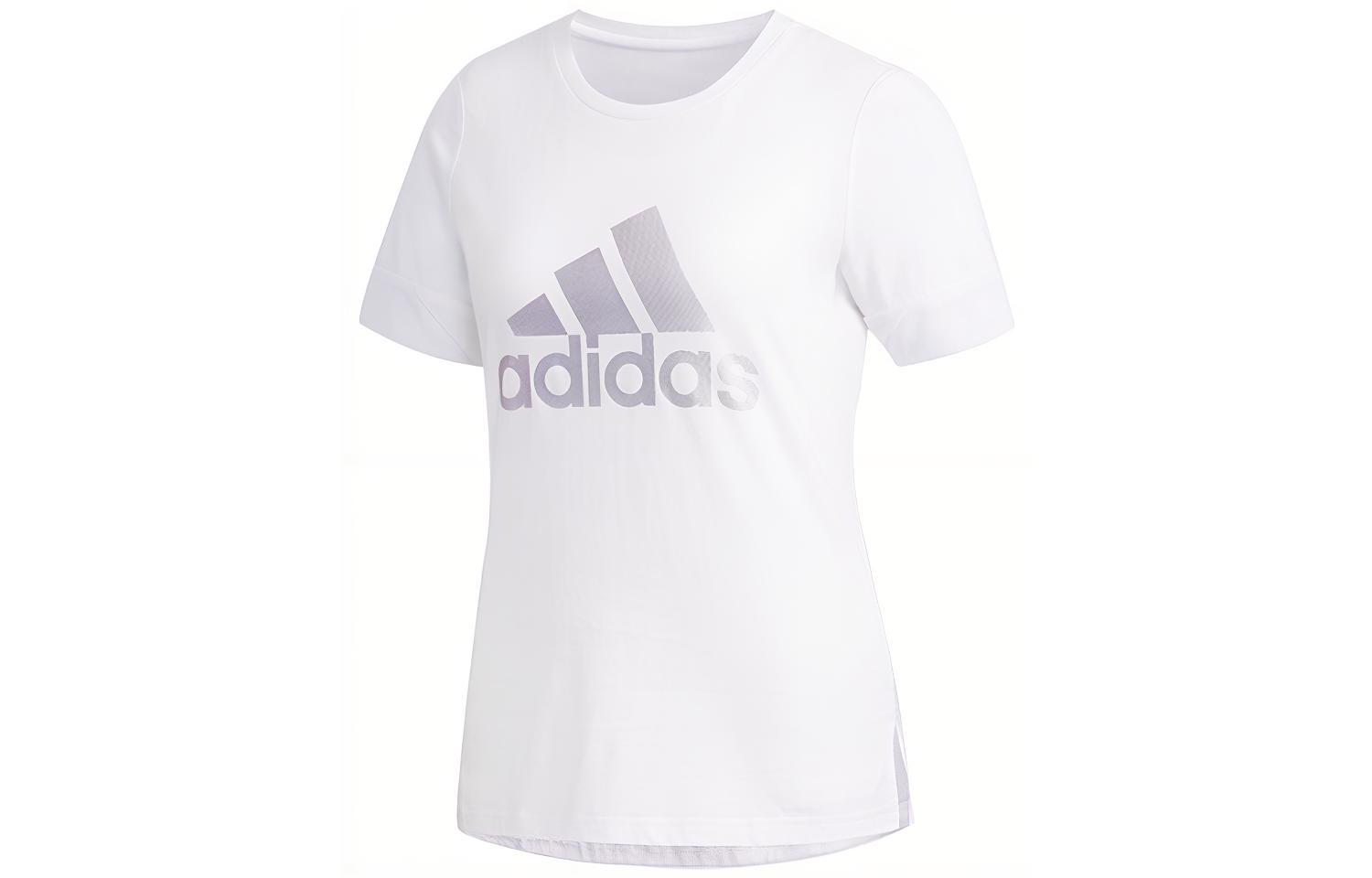Женская футболка adidas (белая)