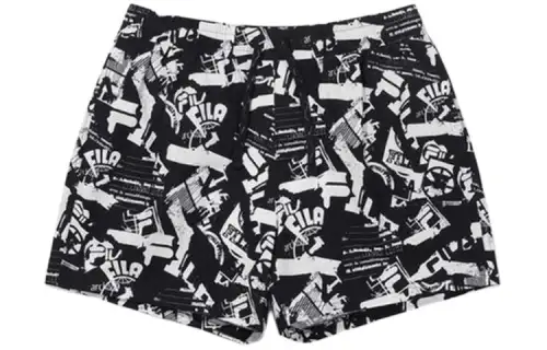 FILA Casual Shorts Men's Black Moderate