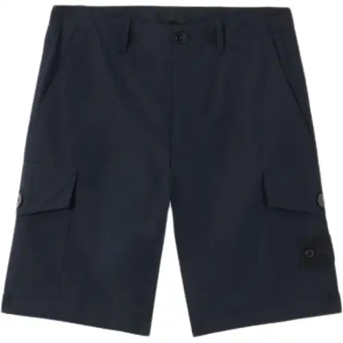 STONE ISLAND Ghost Logo Patch Shorts