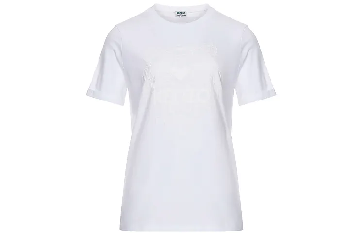 KENZO T Shirts Women's White Crew Neck Moderate