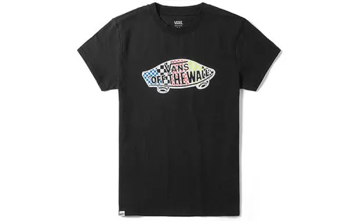 Vans T Shirts Women's Crew Neck Moderate Straight Fit