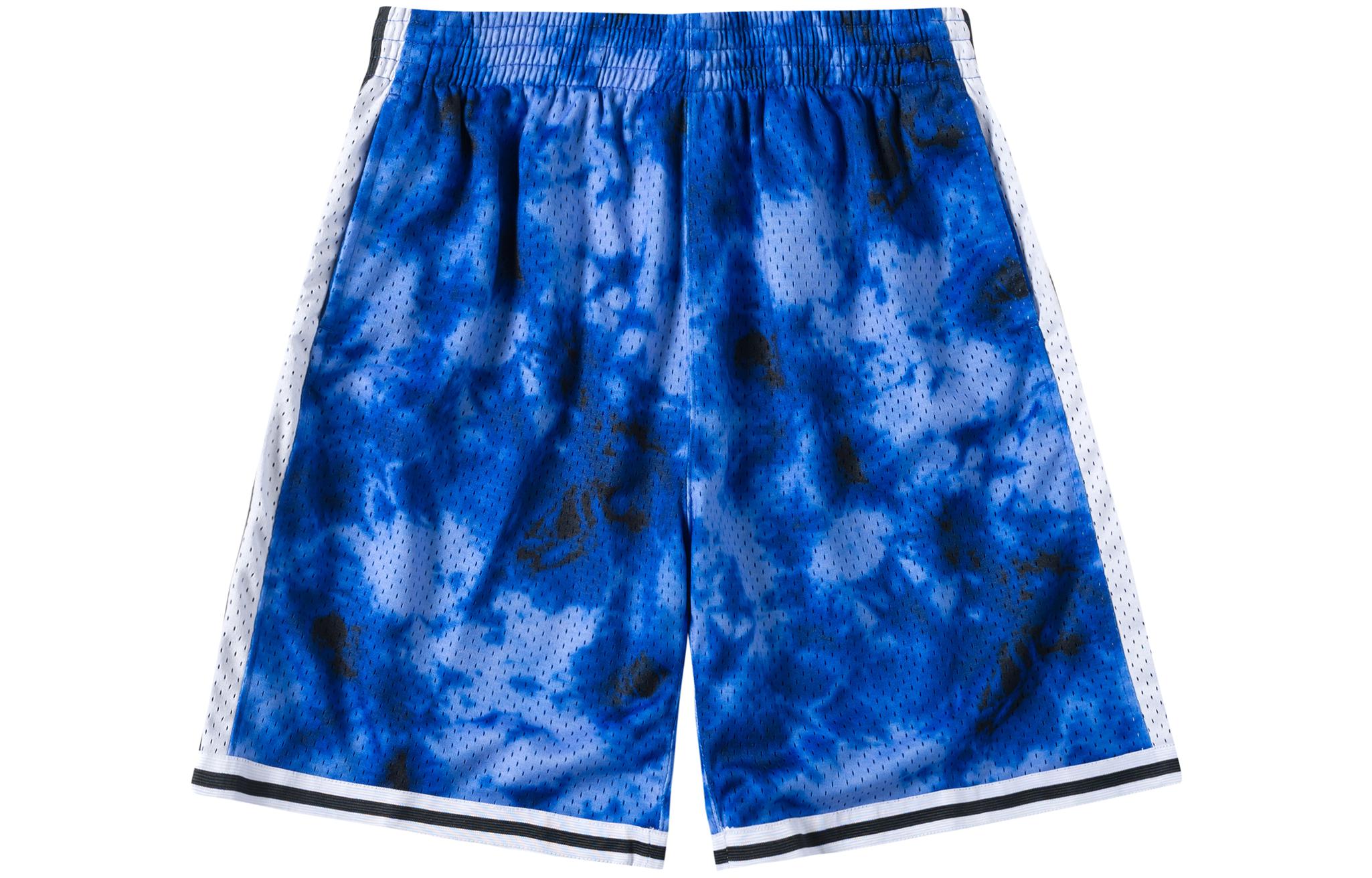 Mitchell Ness Basketball Shorts Men’s Blue Moderate Straight Fit Pants