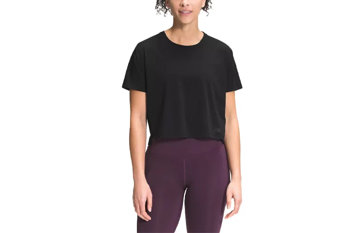THE NORTH FACE T-Shirts Women's Black Crew Neck Moderate