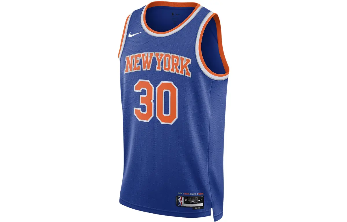 Nike Nba New York Knicks Icon Edition 2020 Julius Randle 30 Dri FIT Swingman Jersey