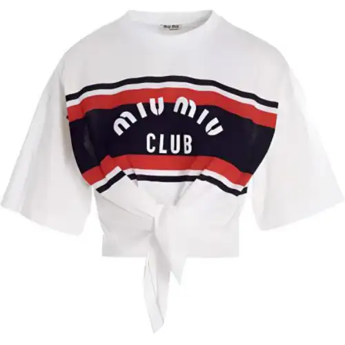 MIU MIU SS22 T Shirt Women's White