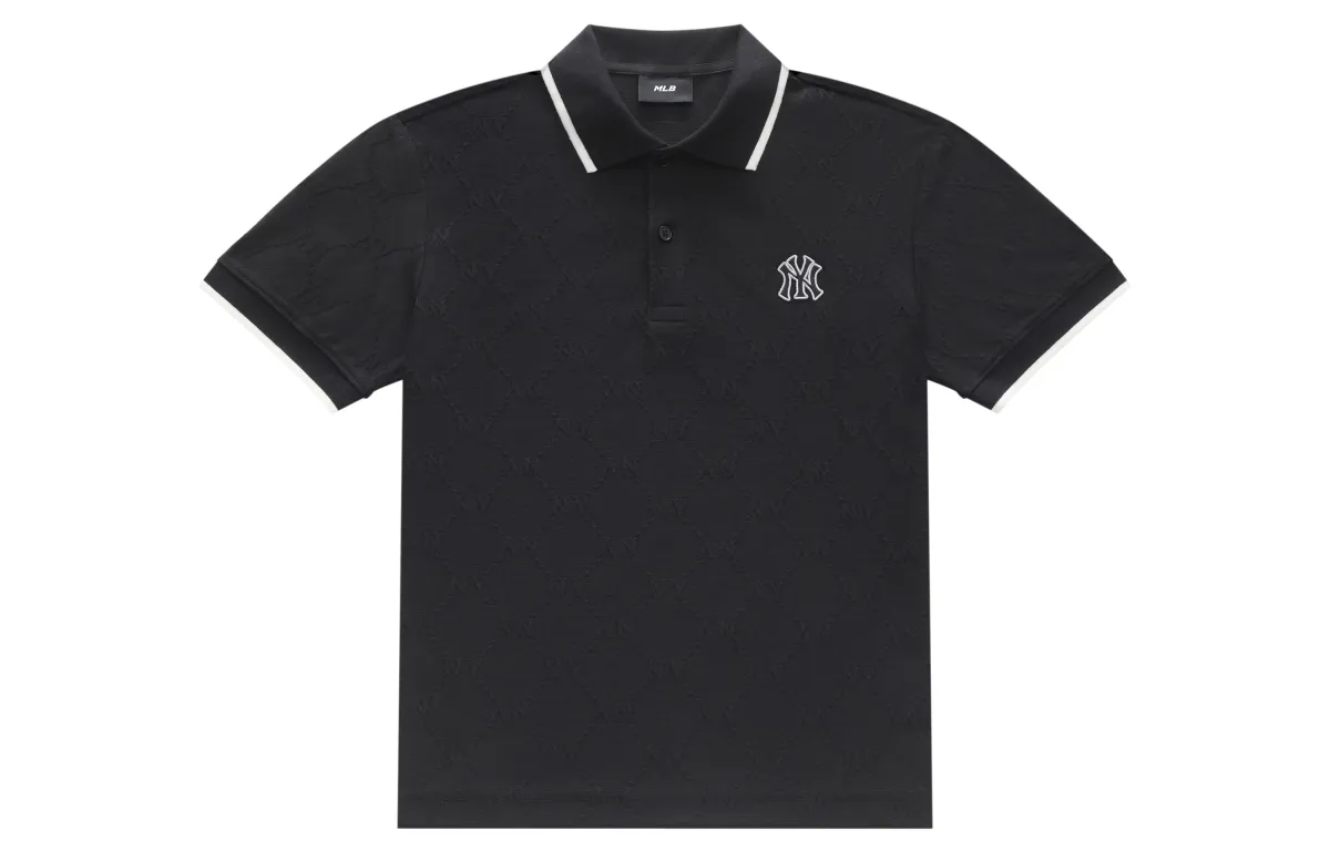 MLB MONOGRAM SS25 Polo Shirt Unisex Black