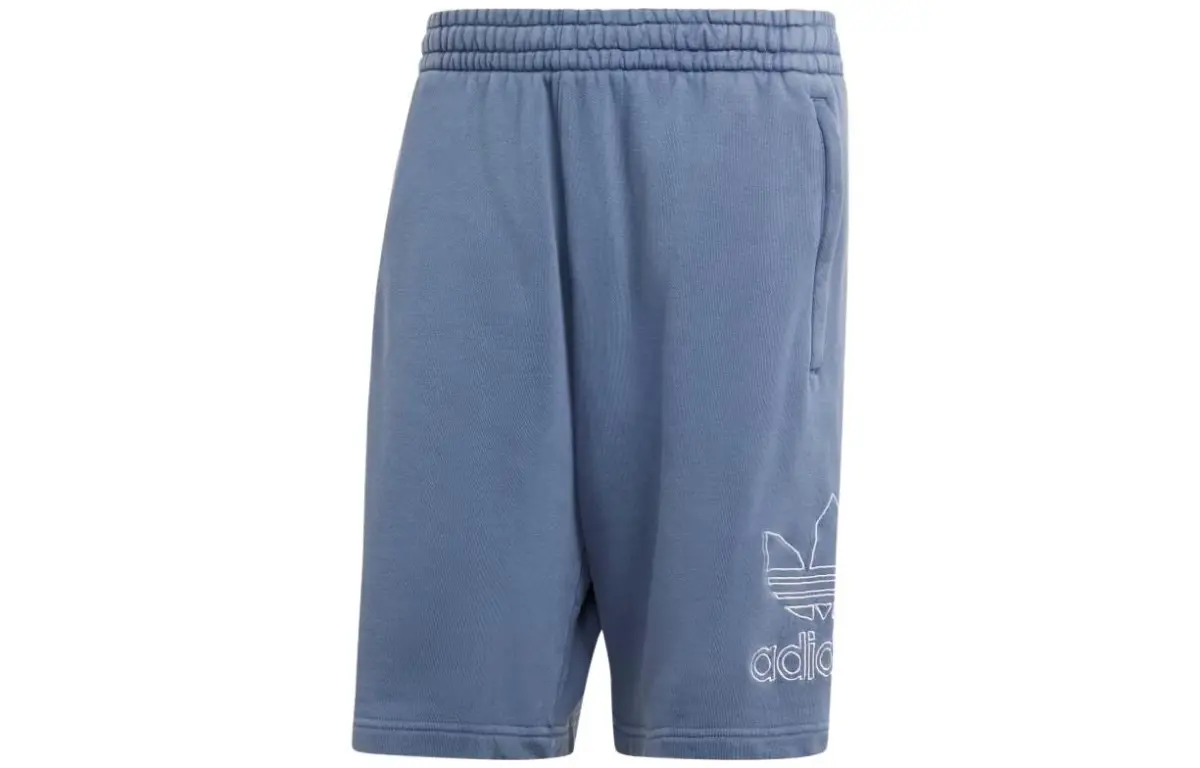 Adidas Originals Adicolor Outline Trefoil Shorts Casual Shorts Men's Light Blue
