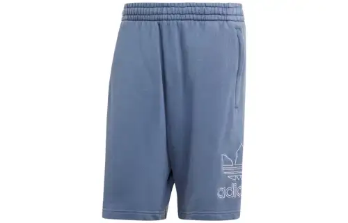 Adidas Originals Adicolor Outline Trefoil Shorts Casual Shorts Men's Light Blue