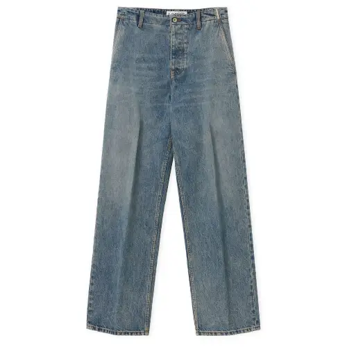LOEWE Logo-patch Straight Jeans
