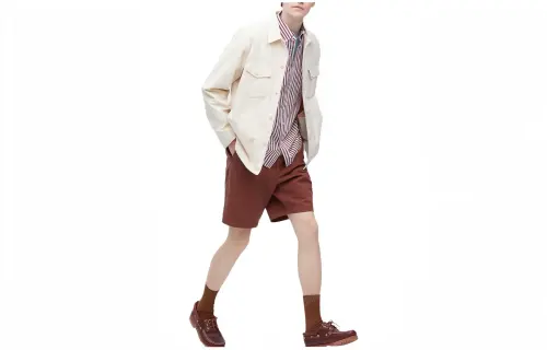 UNIQLO Casual Shorts Men's Light Umber Moderate