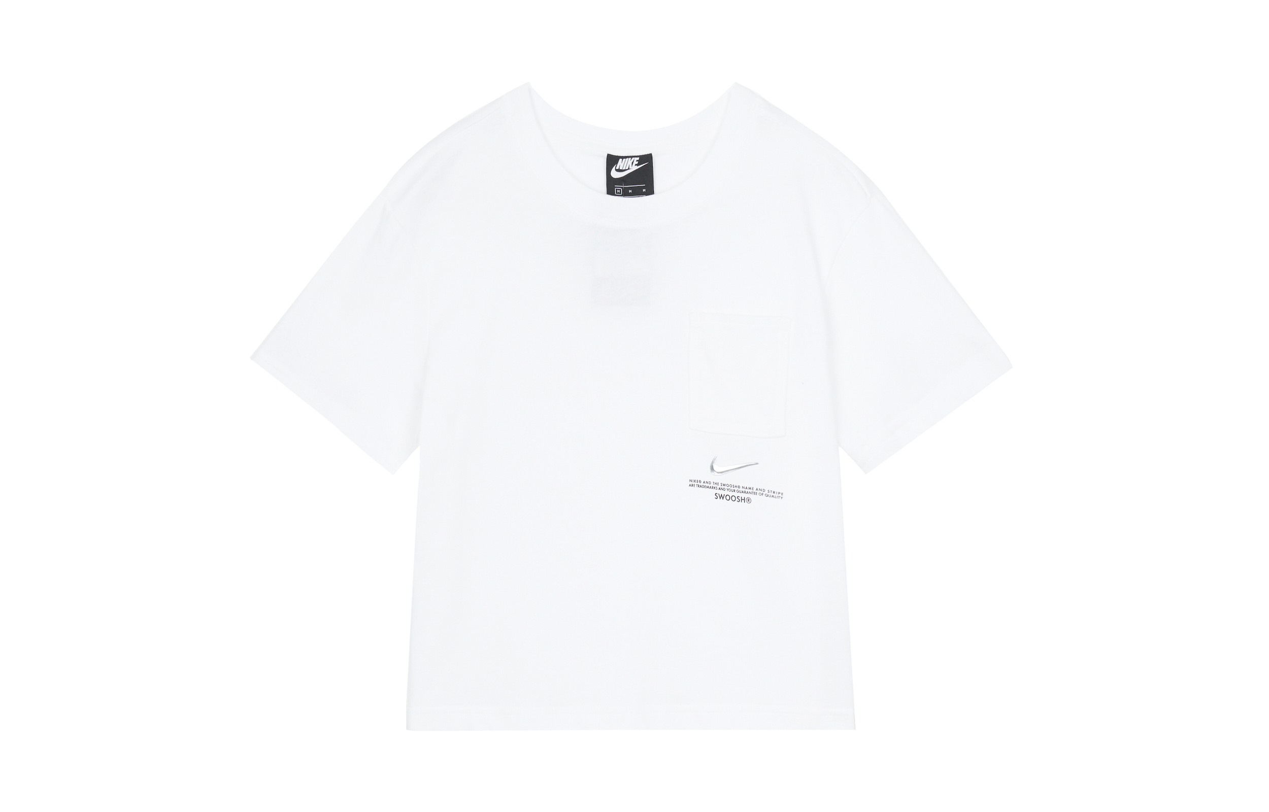 Женская футболка Nike Sportswear Swoosh T (белая) — фото 1