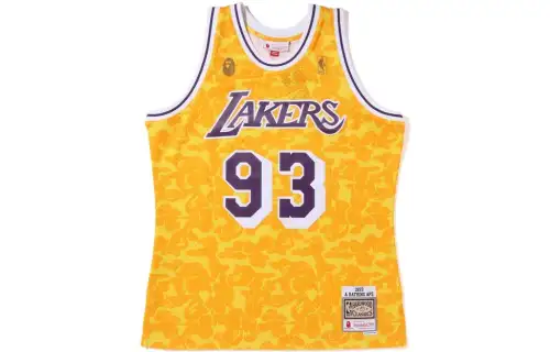 Bape X Mitchell & Ness Los Angeles Lakers Jersey